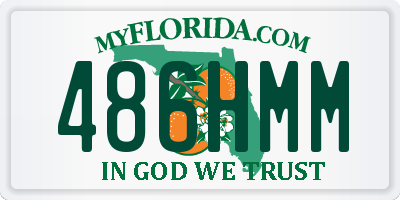 FL license plate 486HMM