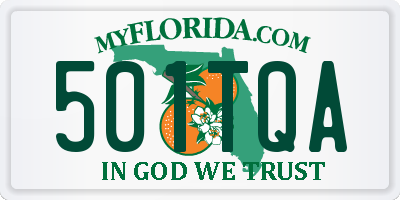 FL license plate 501TQA