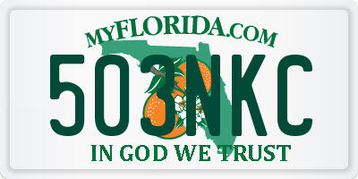 FL license plate 503NKC
