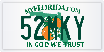 FL license plate 52MKY