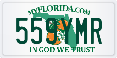 FL license plate 559YMR