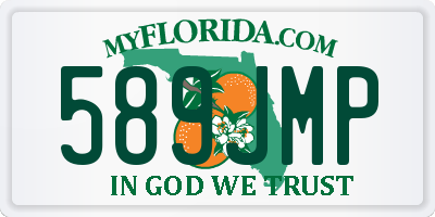 FL license plate 589JMP