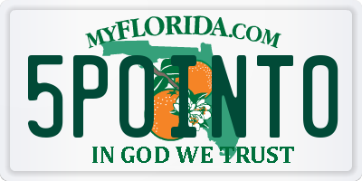 FL license plate 5POINT0