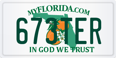 FL license plate 673TER