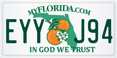 FL license plate EYYJ94