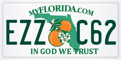 FL license plate EZZC62
