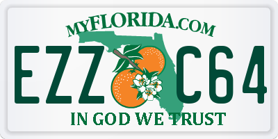 FL license plate EZZC64