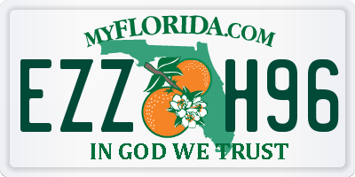 FL license plate EZZH96