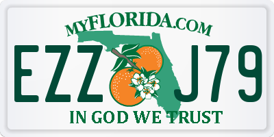FL license plate EZZJ79
