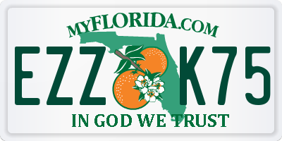 FL license plate EZZK75