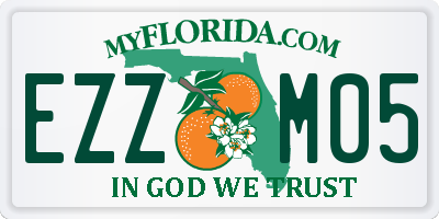 FL license plate EZZM05