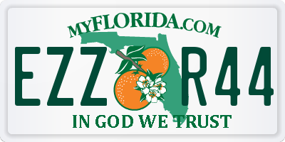 FL license plate EZZR44