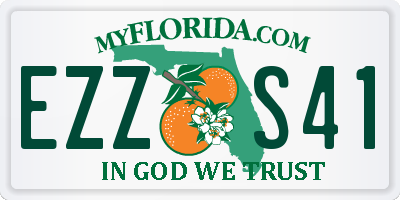 FL license plate EZZS41