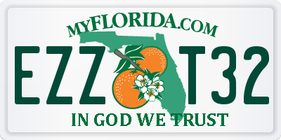 FL license plate EZZT32
