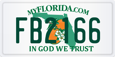 FL license plate FB2166