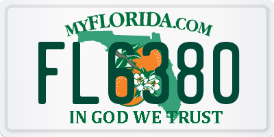 FL license plate FL6380