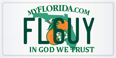 FL license plate FL6UY