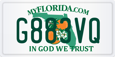 FL license plate G883VQ