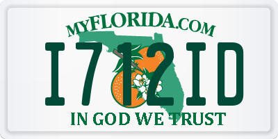 FL license plate I712ID
