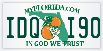 FL license plate IDQI90