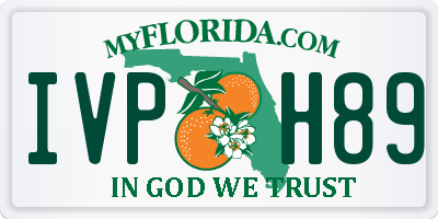 FL license plate IVPH89