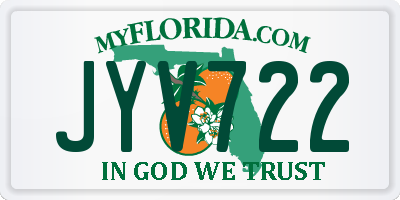 FL license plate JYV722