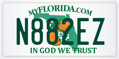FL license plate N882EZ