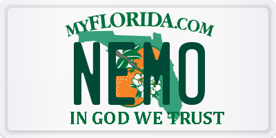 FL license plate NEMO