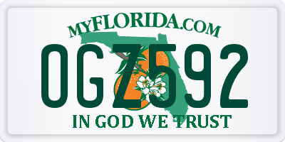 FL license plate OGZ592