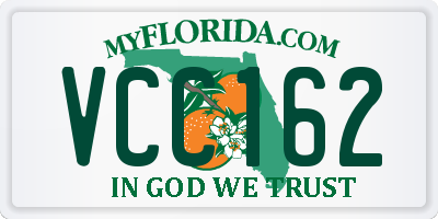 FL license plate VCC162
