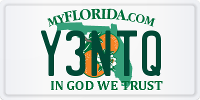 FL license plate Y3NTQ