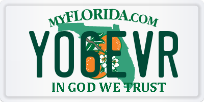 FL license plate YO6EVR