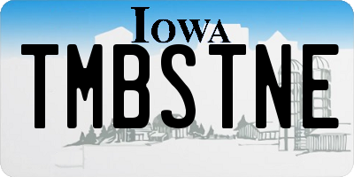 IA license plate TMBSTNE