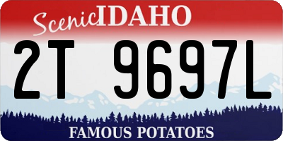 ID license plate 2T9697L