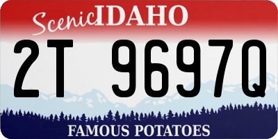 ID license plate 2T9697Q