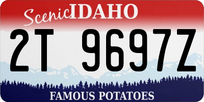 ID license plate 2T9697Z