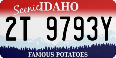 ID license plate 2T9793Y