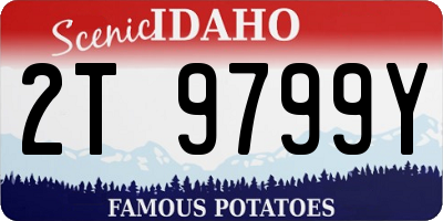 ID license plate 2T9799Y