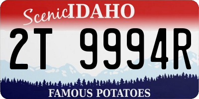 ID license plate 2T9994R