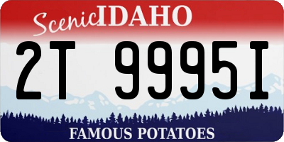 ID license plate 2T9995I