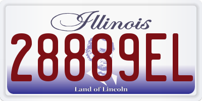 IL license plate 28889EL