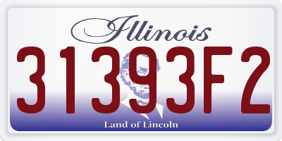 IL license plate 31393F2