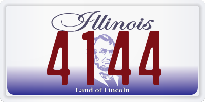 IL license plate 4144