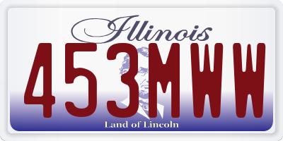 IL license plate 453MWW