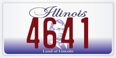IL license plate 4641