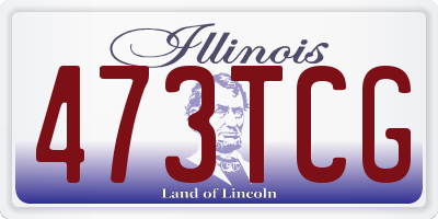 IL license plate 473TCG