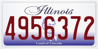 IL license plate 4956372