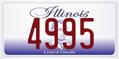 IL license plate 4995