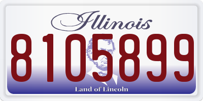 IL license plate 8105899