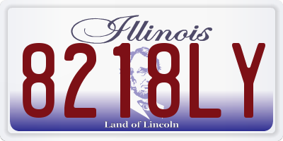IL license plate 8218LY